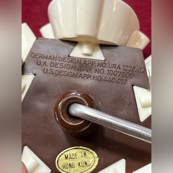 Cookie cutters 5 in one tool aluminum plastic ROLLER vintage Hong Kong 2” candy - Picture 5 of 15